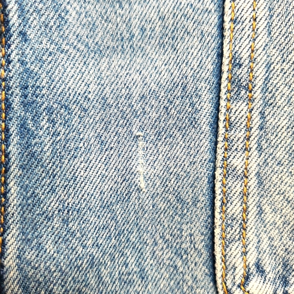 MICHAEL Michael Kors Blue Denim Button Front Midi Skirt - Picture 4 of 13